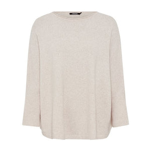 Beige Poncho Jumper