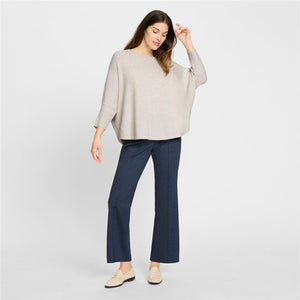 Beige Poncho Jumper