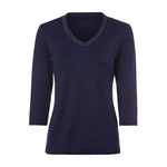 Load image into Gallery viewer, Navy Basic Top
