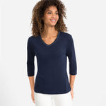 Load image into Gallery viewer, Navy Basic Top

