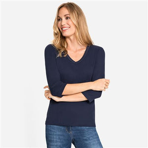 Navy Basic Top