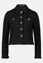 Load image into Gallery viewer, Black Boucle Jacket
