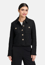 Load image into Gallery viewer, Black Boucle Jacket

