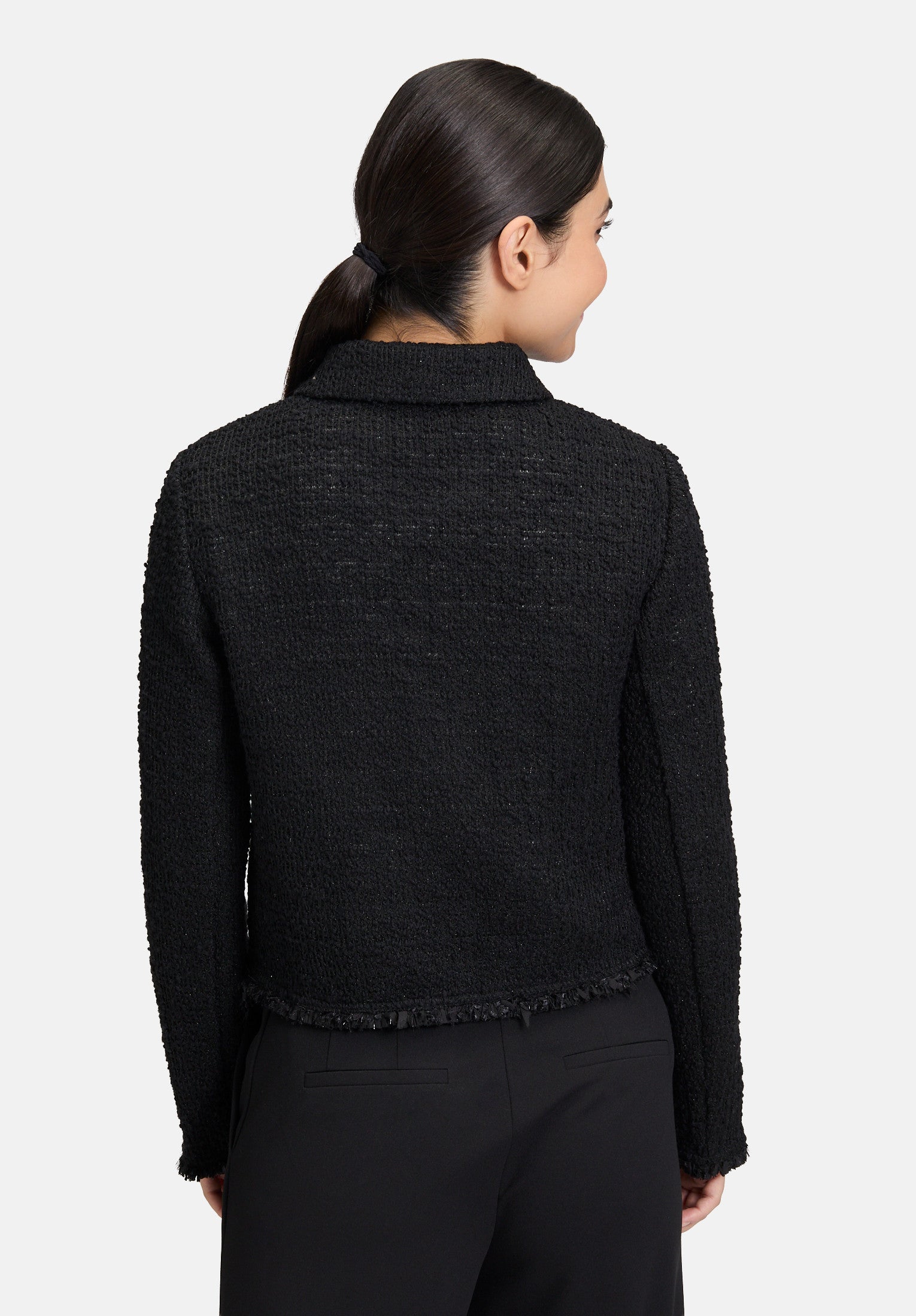 Black Boucle Jacket