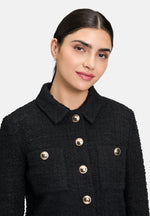Load image into Gallery viewer, Black Boucle Jacket
