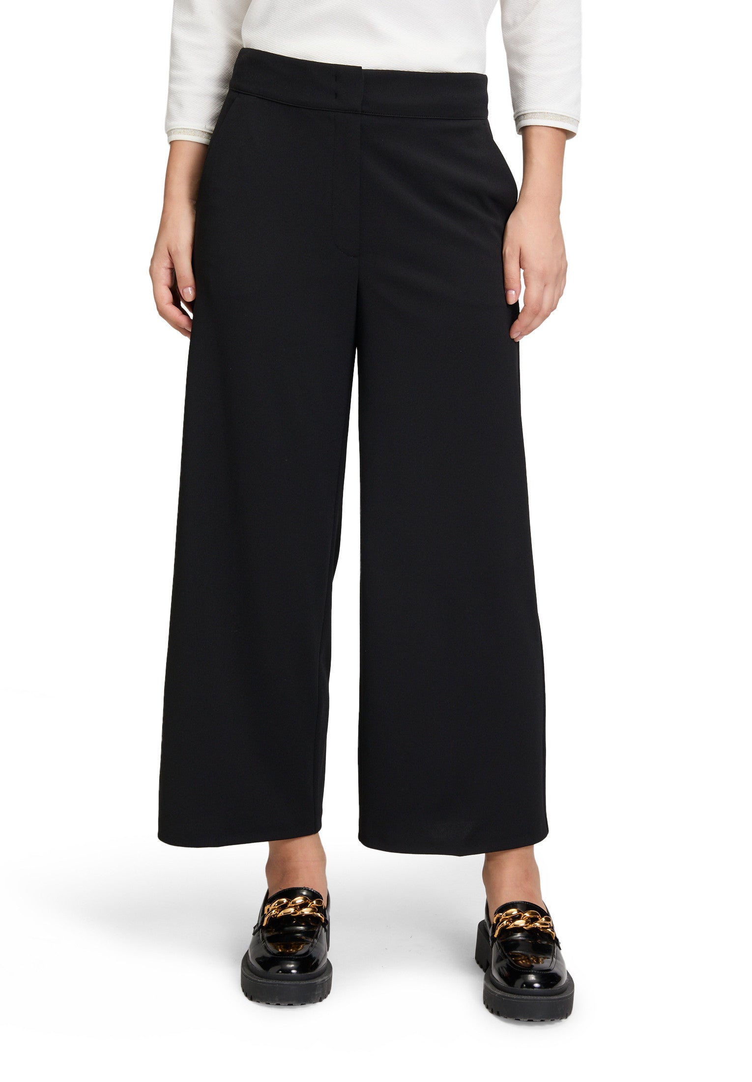 Black Wide Leg Culottes