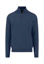 Load image into Gallery viewer, Night Textured Half Zip Sweater

