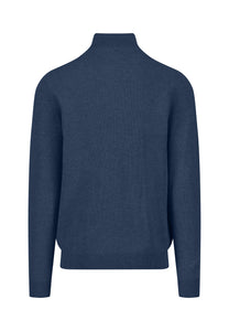 Night Textured Half Zip Sweater