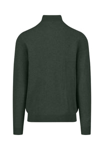 Ivy Textured Half Zip Sweater