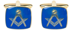 Blue Masonic Cufflinks