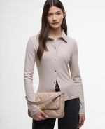 Load image into Gallery viewer, Camel Soft Quilt Shoulder Bag
