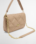 Load image into Gallery viewer, Camel Soft Quilt Shoulder Bag
