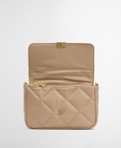 Camel Soft Quilt Shoulder Bag