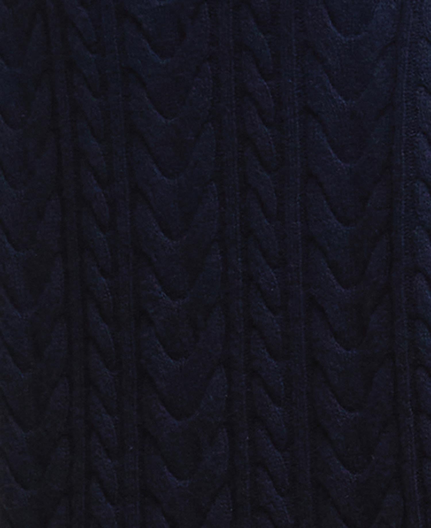 Navy Belford Cable Knitted Dress