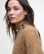 Load image into Gallery viewer, Camel Belford Cable Knitted Dress
