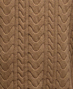 Load image into Gallery viewer, Camel Belford Cable Knitted Dress
