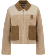 Load image into Gallery viewer, Camel Malena Fleece Jacket
