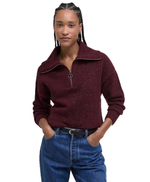 Load image into Gallery viewer, Cherry Lavensdale Half Zip Jumper
