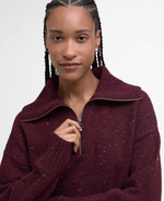 Load image into Gallery viewer, Cherry Lavensdale Half Zip Jumper
