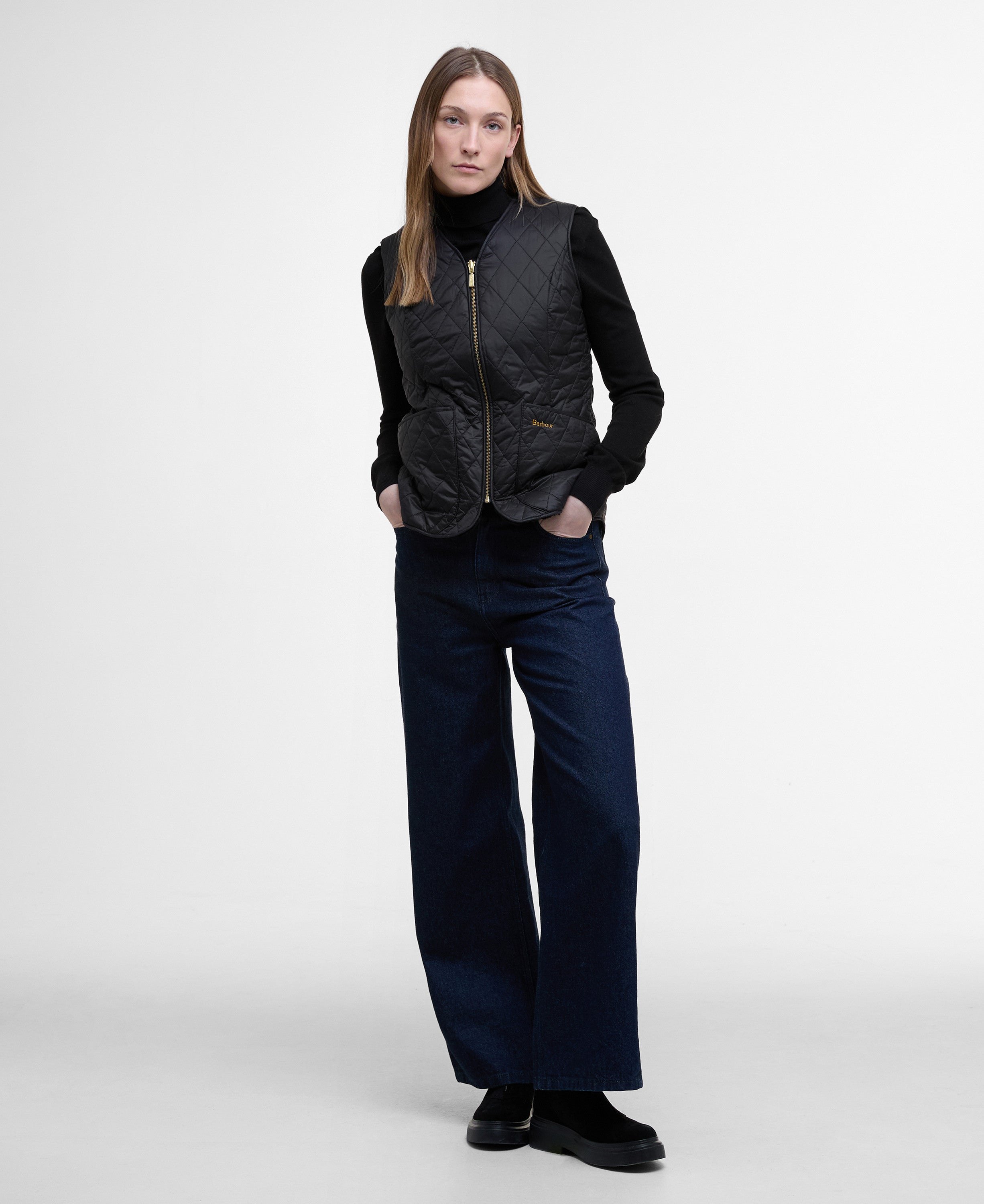 Black Markenfield Liner Gilet