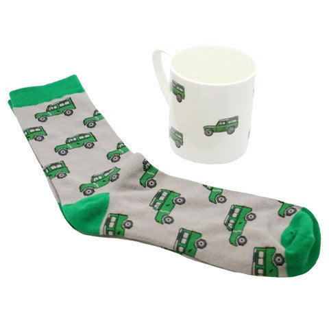 Land Rover Mug & Socks