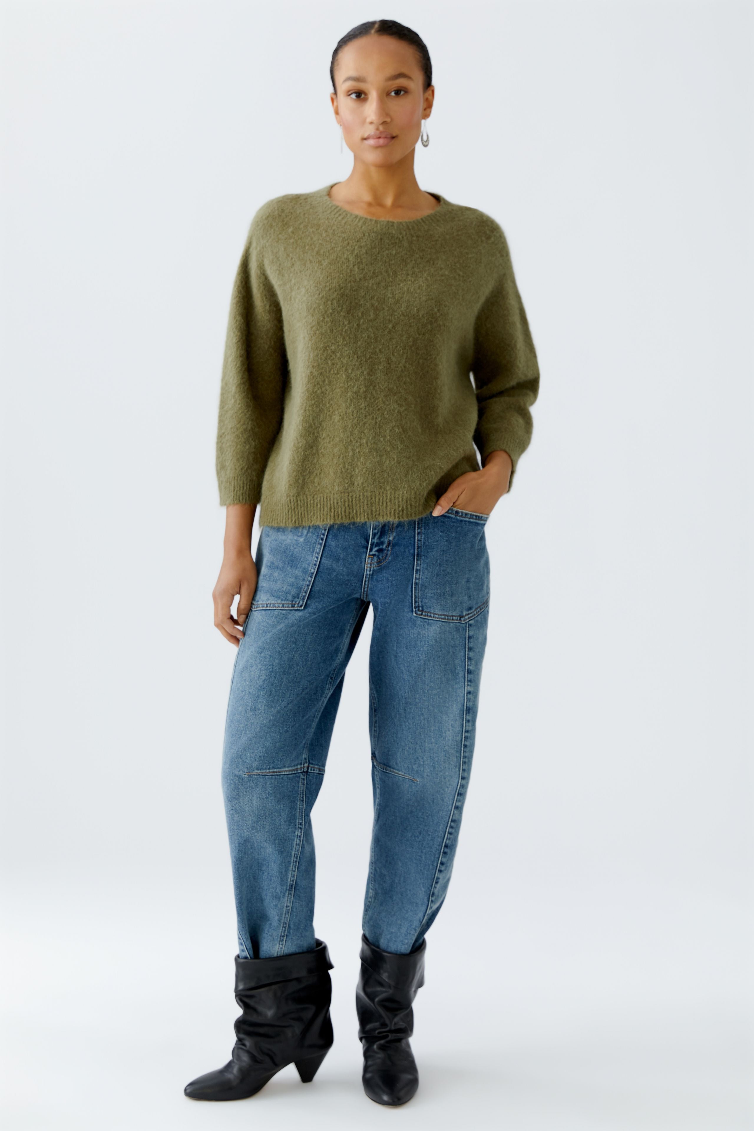 Olive Casual Jumper