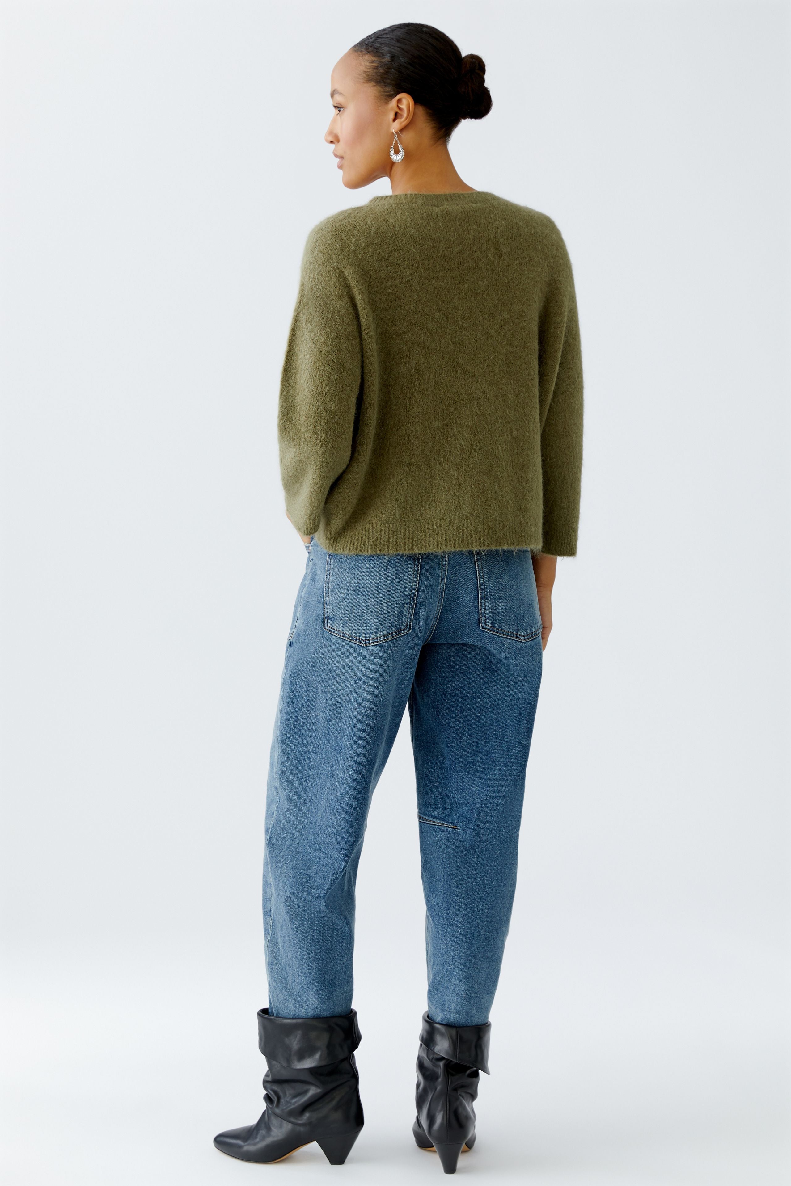 Olive Casual Jumper