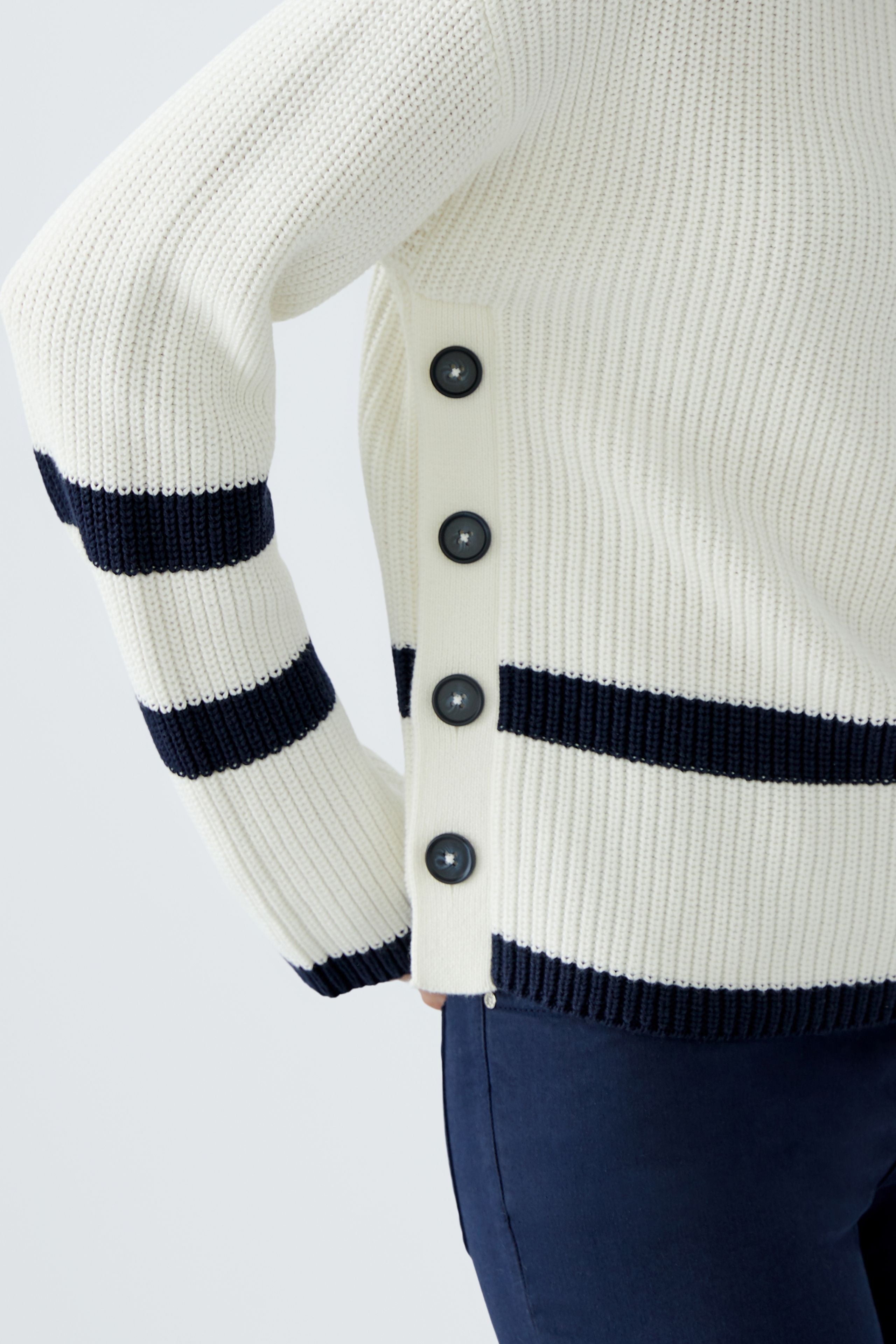 White Viniah Stripe Jumper