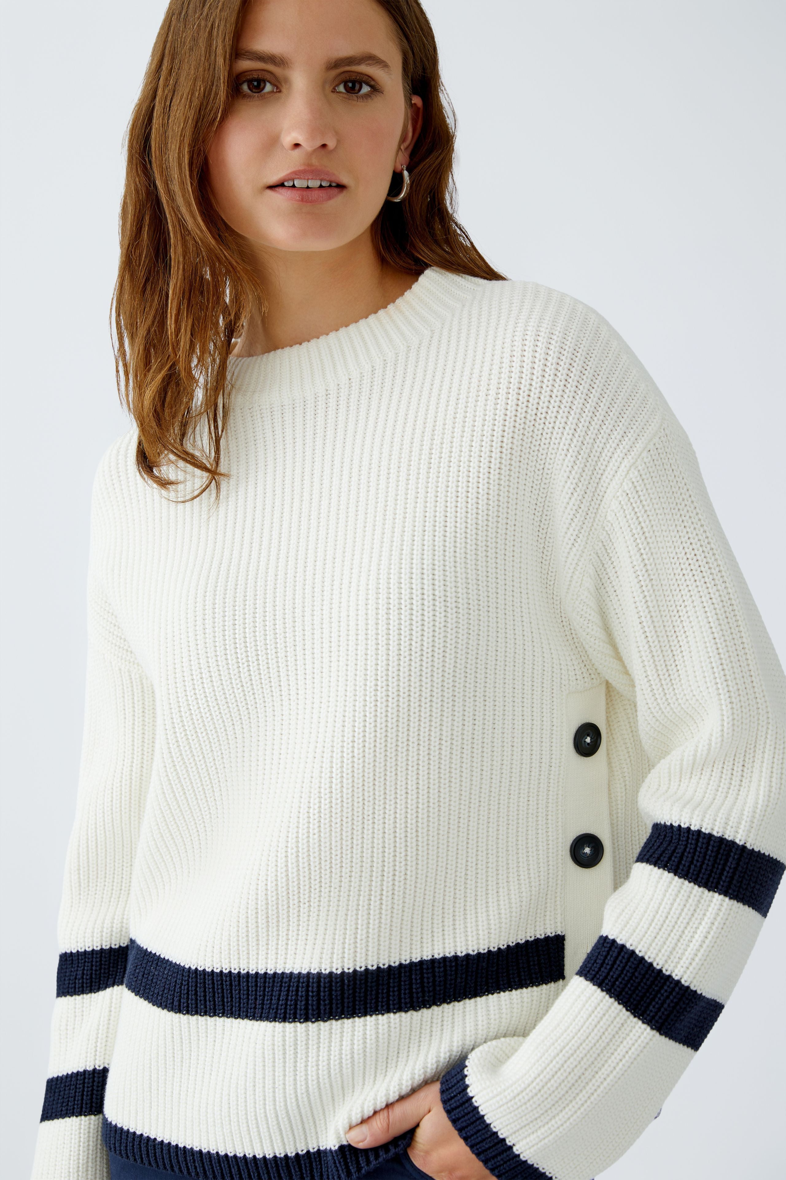 White Viniah Stripe Jumper