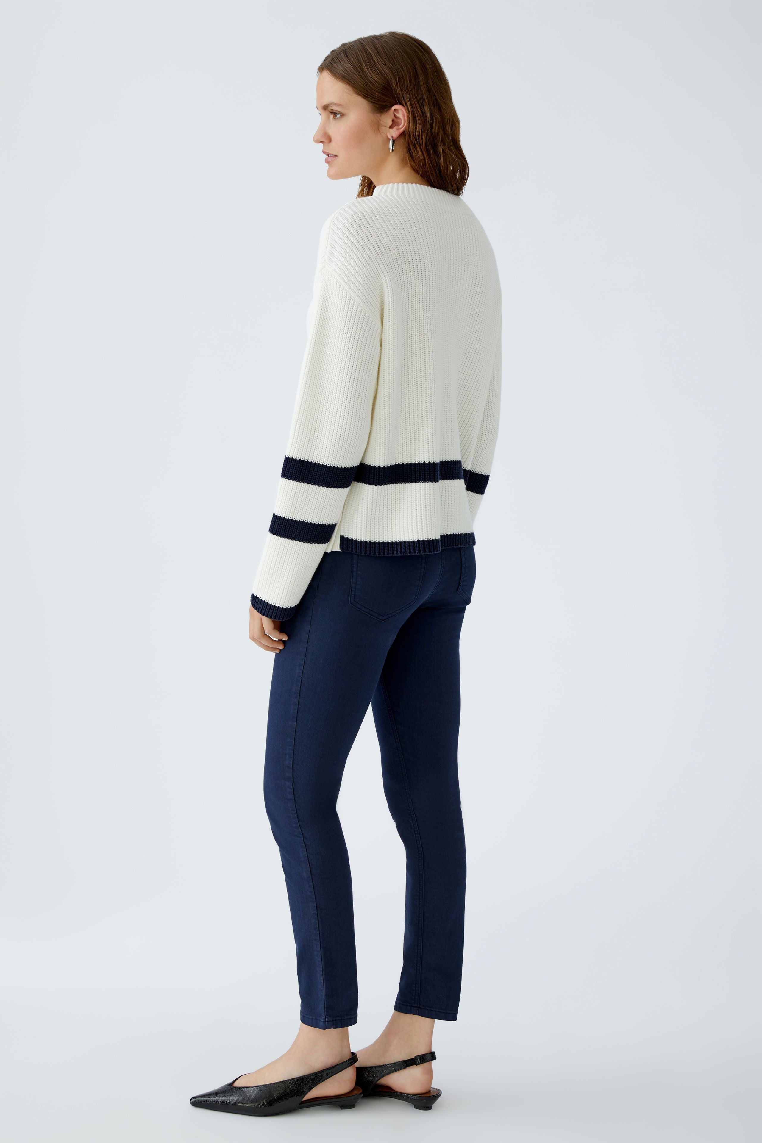 White Viniah Stripe Jumper