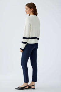 White Viniah Stripe Jumper