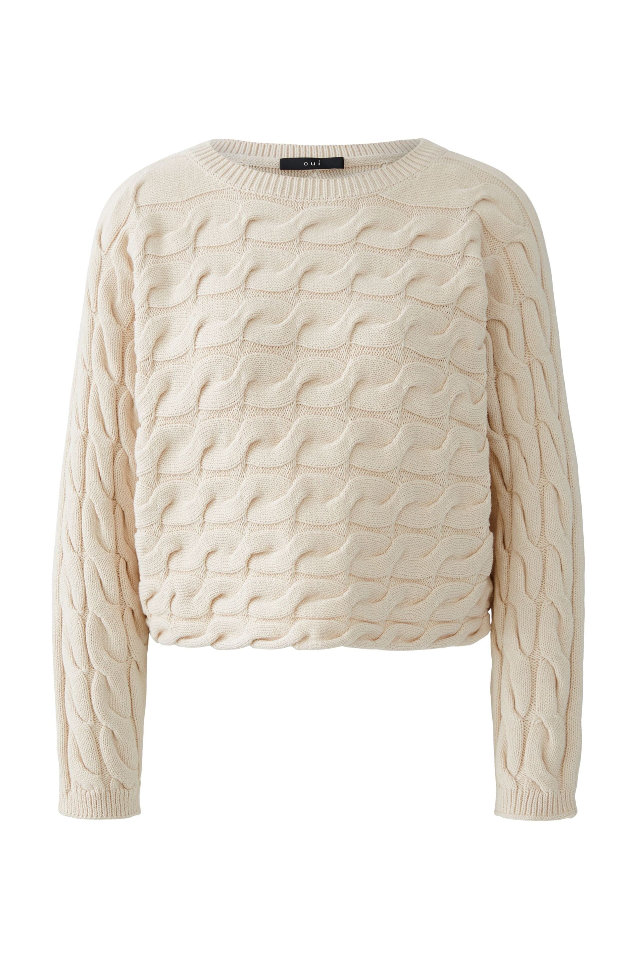 Cream Cable Knit Jumper
