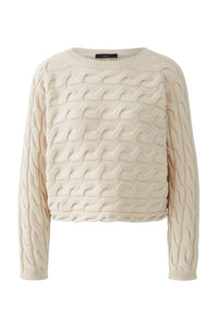 Cream Cable Knit Jumper