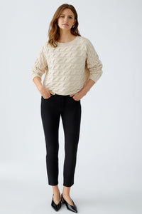Cream Cable Knit Jumper