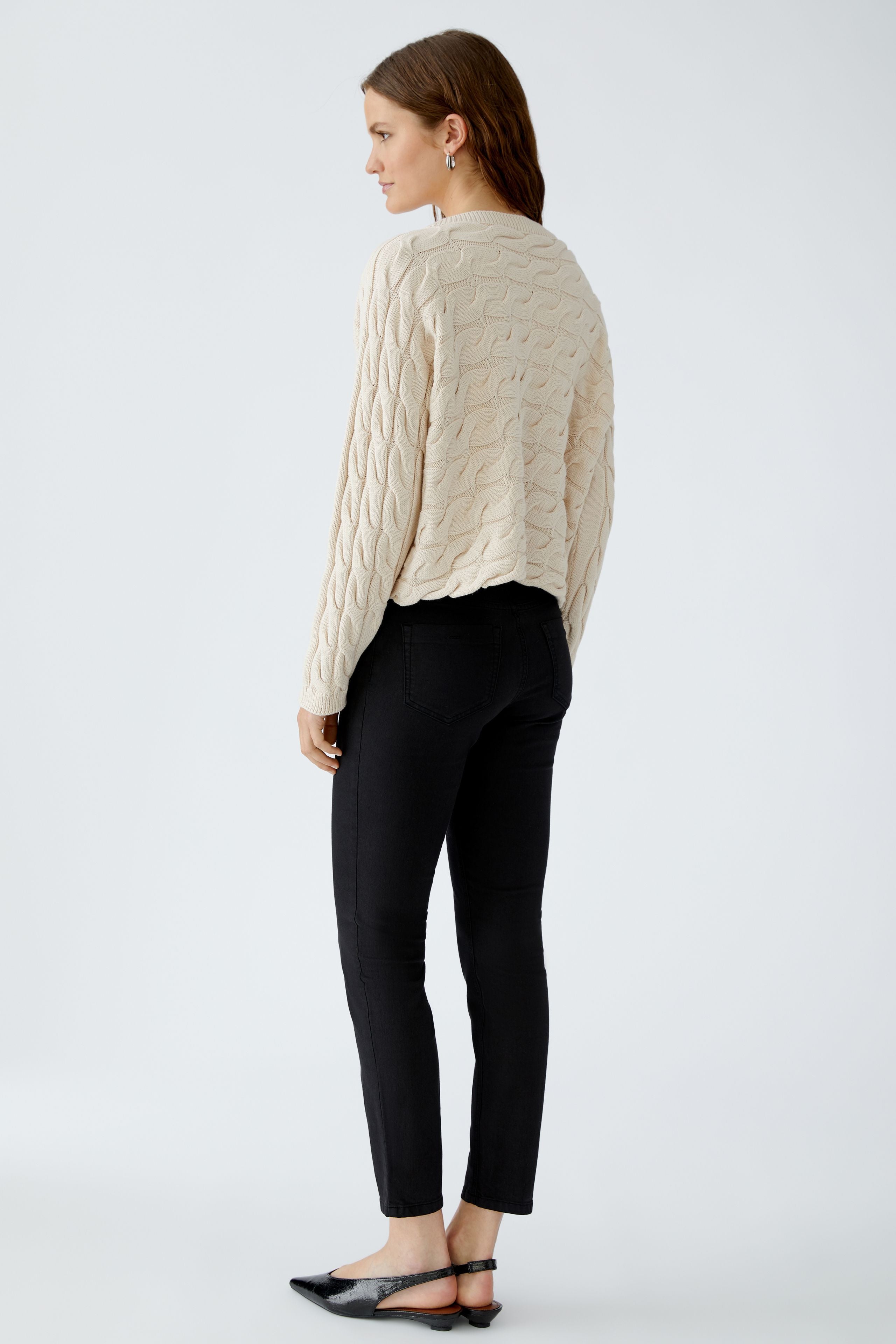Cream Cable Knit Jumper
