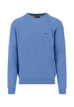 Load image into Gallery viewer, Blue Crew Neck Sweater
