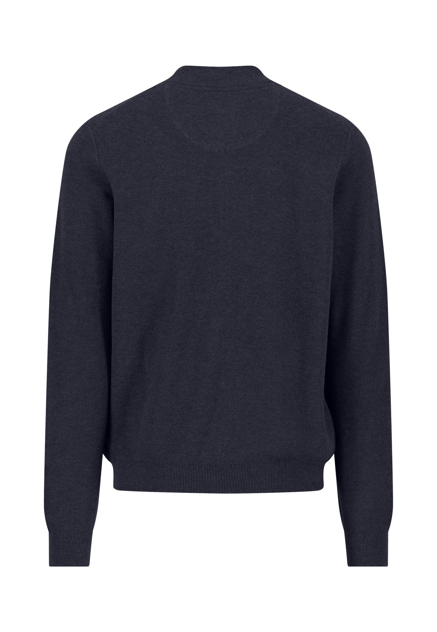 Navy Zip Through Cardigan