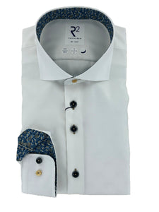 White Twill Cotton Shirt