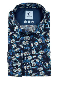 Navy Liberty Print Shirt