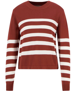 Demi Striped Crew Neck Jumper