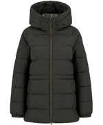 Load image into Gallery viewer, Olive Begonia Puffer Coat
