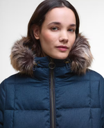 Load image into Gallery viewer, Navy Marjoram Puffer Coat
