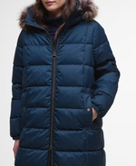 Load image into Gallery viewer, Navy Marjoram Puffer Coat
