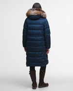 Load image into Gallery viewer, Navy Marjoram Puffer Coat
