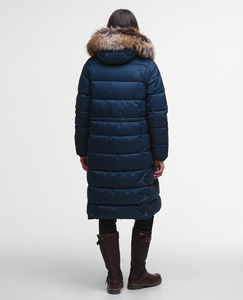 Navy Marjoram Puffer Coat