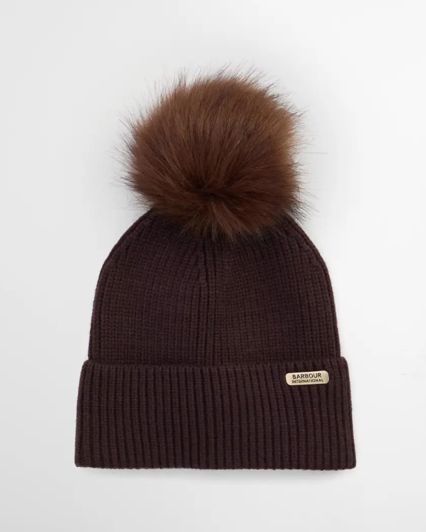 Chocolate Mallory Beanie Hat