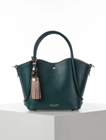Load image into Gallery viewer, Teal Floella Tote Crossbody
