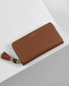 Brown Murtle Tassel Purse