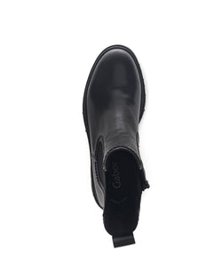 Black Chunky Ankle Boot