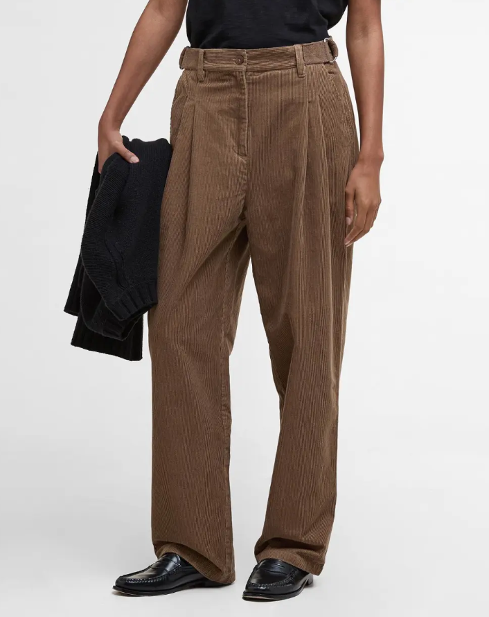 Brown Yasmin Corduroy Trousers
